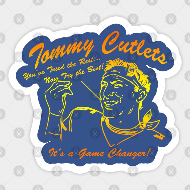 tommy cutlets / tommy devito yelow and gold color Sticker by namanaaya